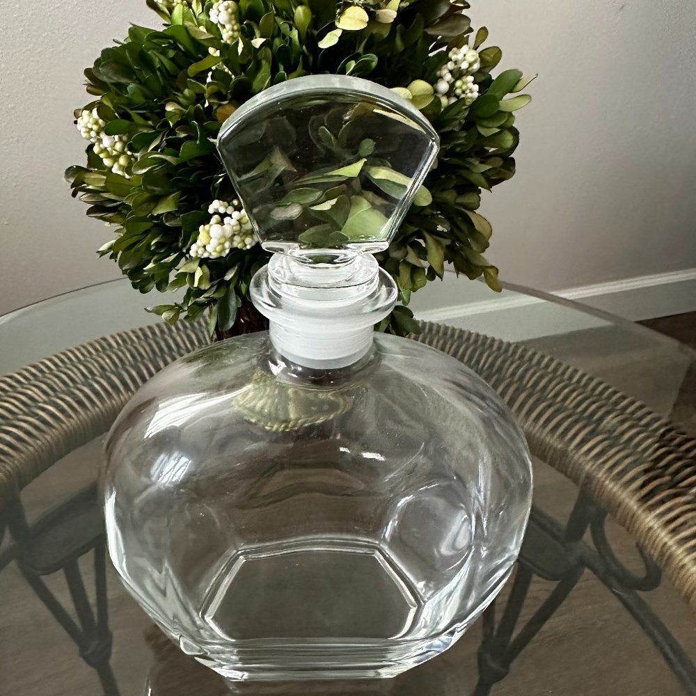Vintage Luigi Bormioli 9" Light & Music Crystal 9" Decanter Made in Italy